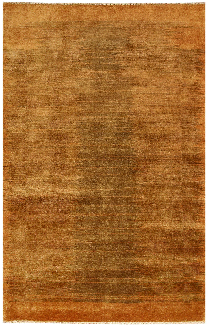 Dark Goldenrod Gabbeh 4' 5 x 6' 6 - No. 55745 - ALRUG Rug Store