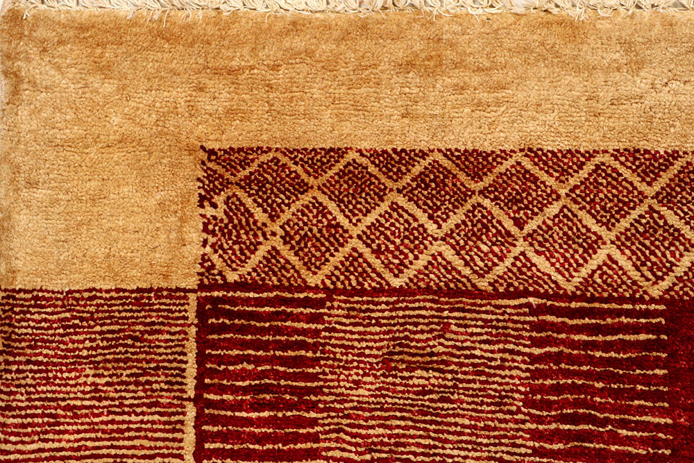 Dark Red Gabbeh 4' 7 x 6' 3 - No. 55746 - ALRUG Rug Store