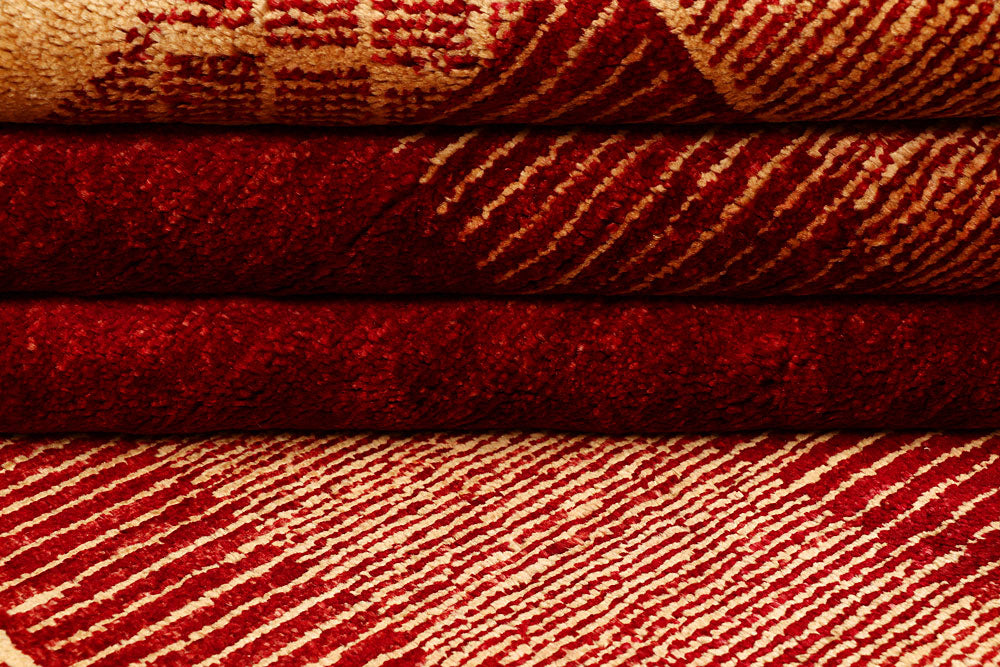 Dark Red Gabbeh 4' 7 x 6' 3 - No. 55746 - ALRUG Rug Store