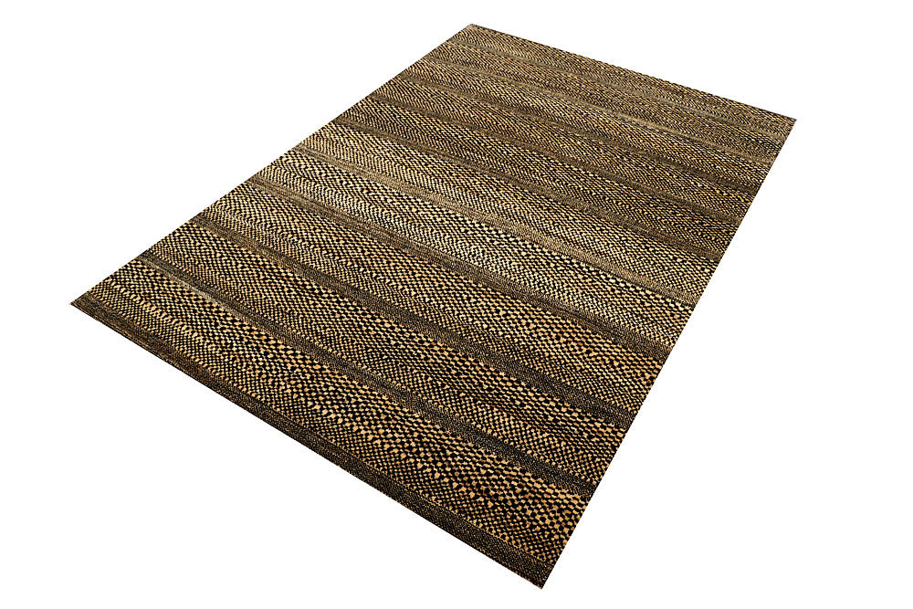 Saddle Brown Gabbeh 4' 8 x 6' 9 - No. 55747 - ALRUG Rug Store