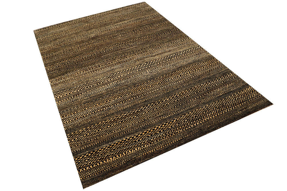 Saddle Brown Gabbeh 4' 8 x 6' 9 - No. 55747 - ALRUG Rug Store