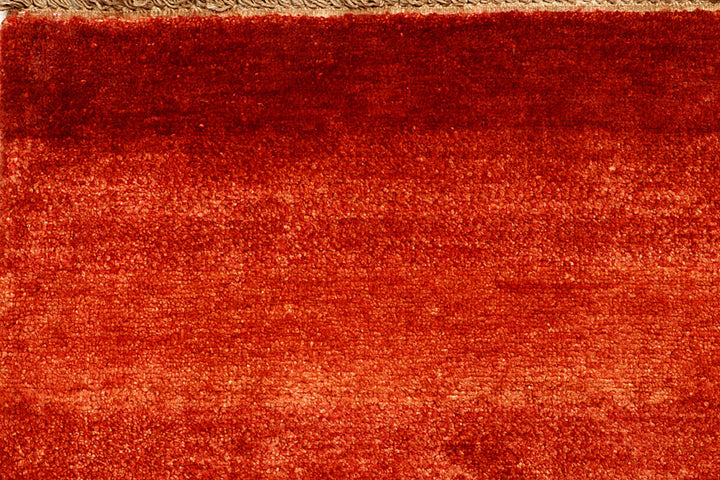 Orange Red Gabbeh 4' 6 x 6' 10 - No. 55748 - ALRUG Rug Store