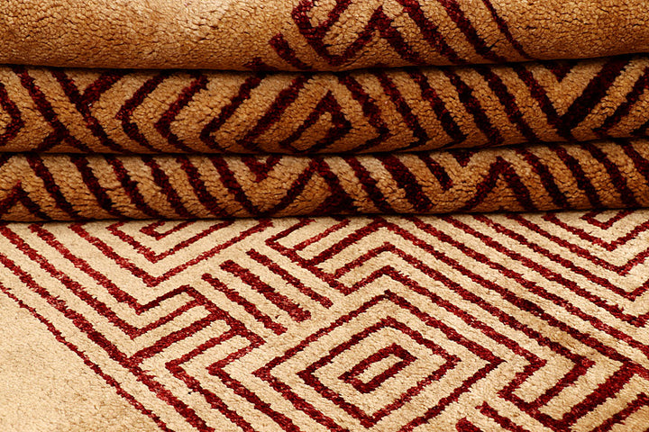Burlywood Gabbeh 4' 7 x 6' 8 - No. 55749 - ALRUG Rug Store