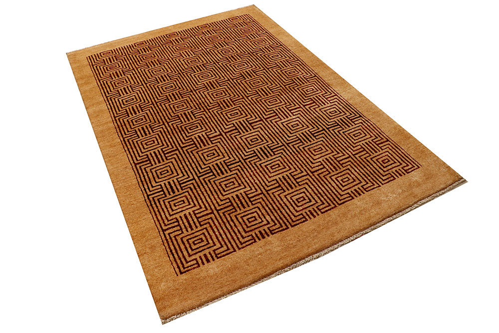 Burlywood Gabbeh 4' 7 x 6' 8 - No. 55749 - ALRUG Rug Store