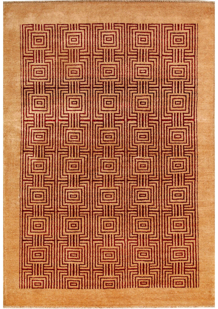 Burlywood Gabbeh 4' 7 x 6' 8 - No. 55749 - ALRUG Rug Store