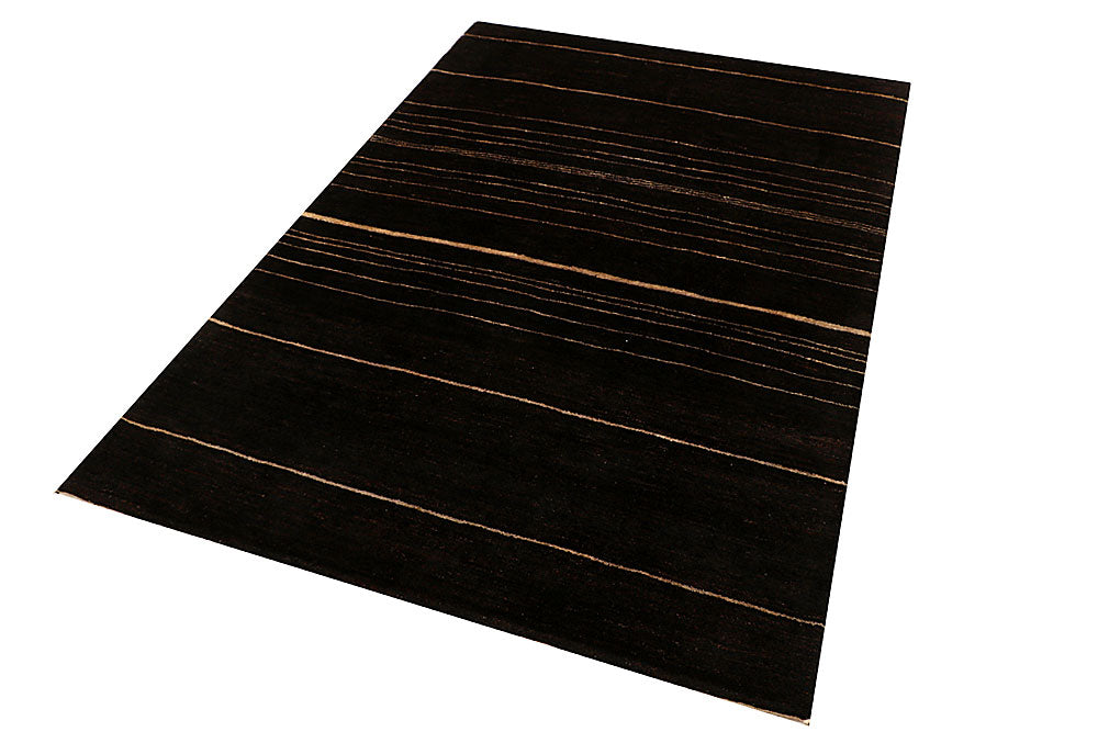 Saddle Brown Gabbeh 4' 5 x 6' 4 - No. 55750 - ALRUG Rug Store