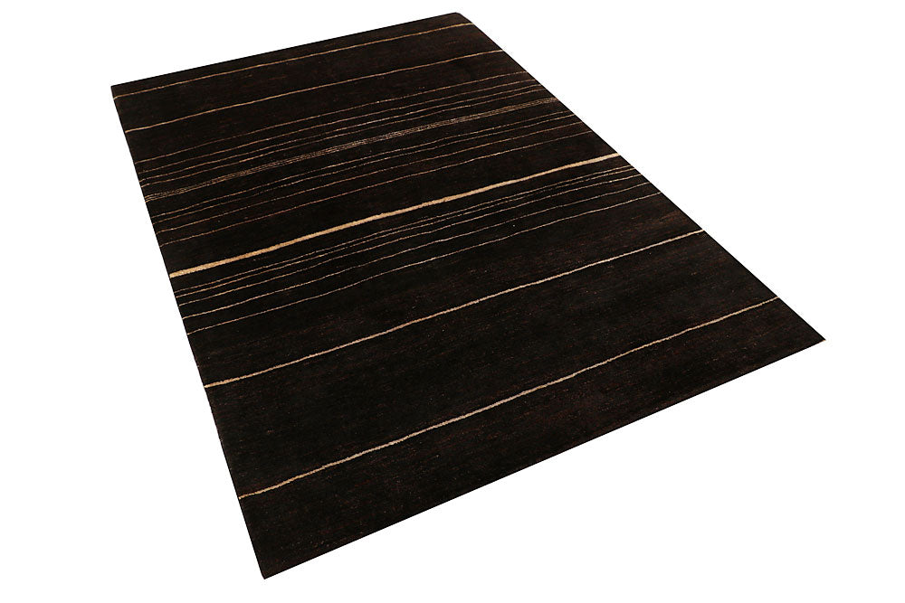 Saddle Brown Gabbeh 4' 5 x 6' 4 - No. 55750 - ALRUG Rug Store