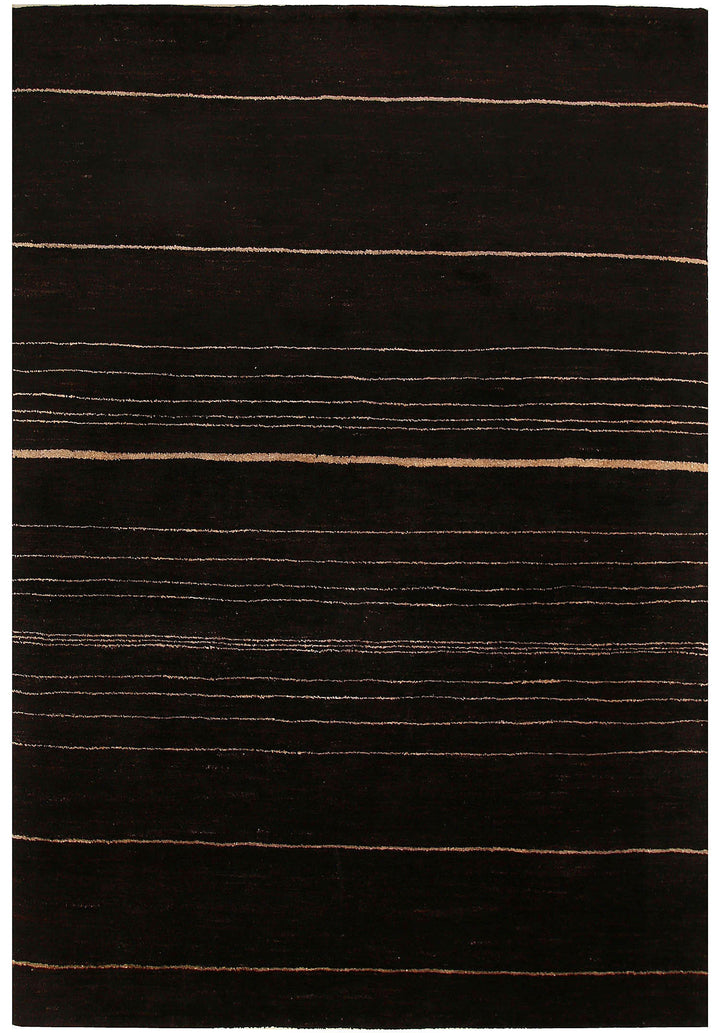Saddle Brown Gabbeh 4' 5 x 6' 4 - No. 55750 - ALRUG Rug Store