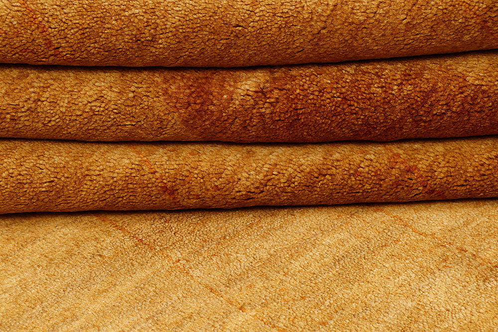 Goldenrod Gabbeh 4' 6 x 6' 7 - No. 55751 - ALRUG Rug Store