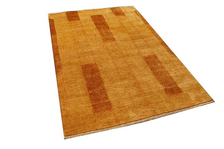 Goldenrod Gabbeh 4' 6 x 6' 7 - No. 55751 - ALRUG Rug Store