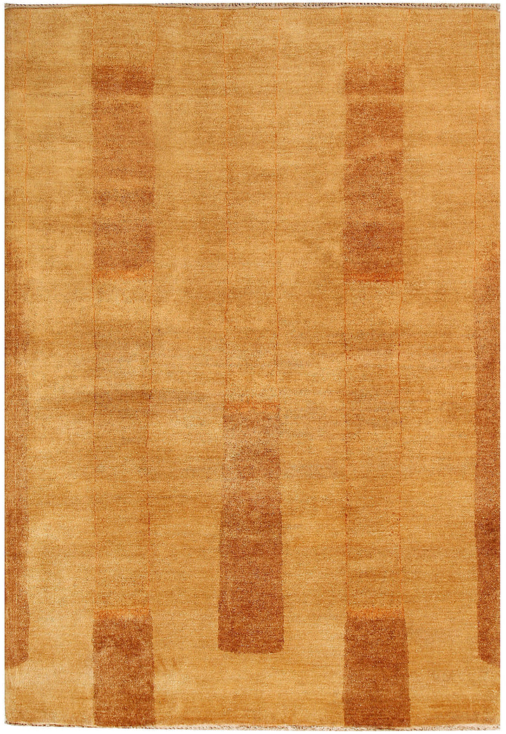 Goldenrod Gabbeh 4' 6 x 6' 7 - No. 55751 - ALRUG Rug Store