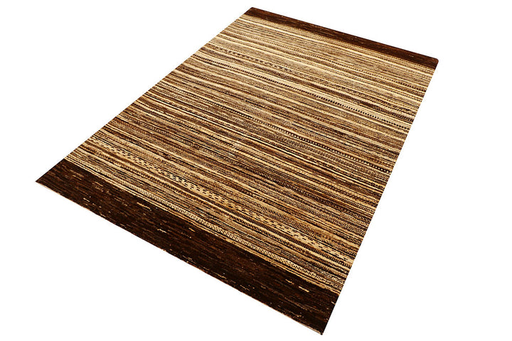 Burlywood Gabbeh 4' 5 x 6' 6 - No. 55752 - ALRUG Rug Store