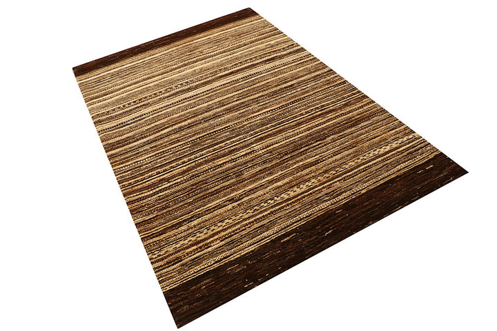 Burlywood Gabbeh 4' 5 x 6' 6 - No. 55752 - ALRUG Rug Store