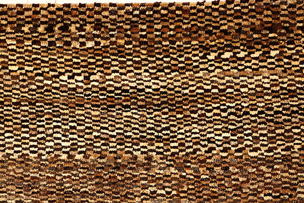 Saddle Brown Gabbeh 4' 10 x 6' 8 - No. 55753 - ALRUG Rug Store