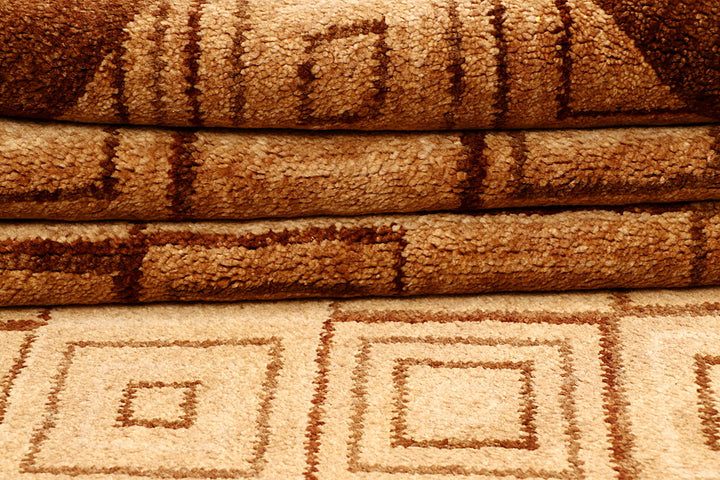 Burlywood Gabbeh 4' 6 x 6' 1 - No. 55755 - ALRUG Rug Store