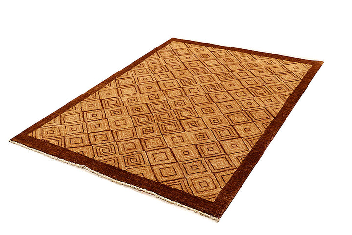 Burlywood Gabbeh 4' 6 x 6' 1 - No. 55755 - ALRUG Rug Store