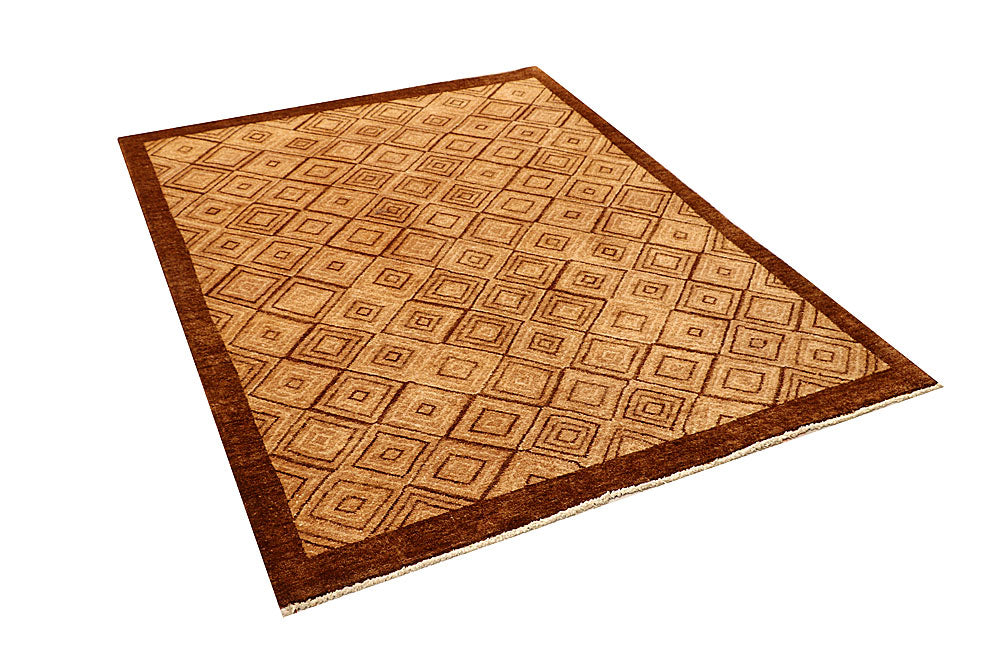 Burlywood Gabbeh 4' 6 x 6' 1 - No. 55755 - ALRUG Rug Store