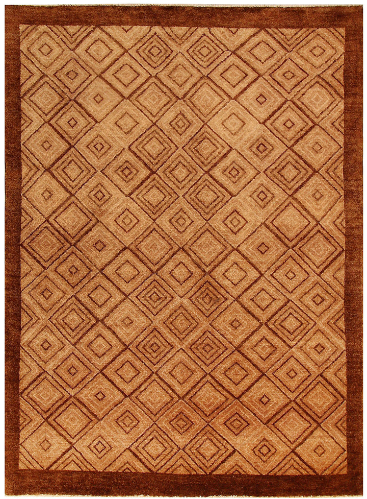 Burlywood Gabbeh 4' 6 x 6' 1 - No. 55755 - ALRUG Rug Store