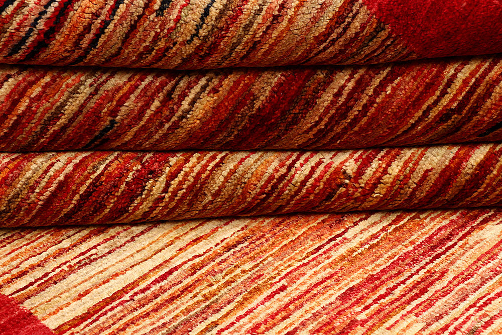 Multi Colored Gabbeh 4' 7 x 6' 3 - No. 55756 - ALRUG Rug Store