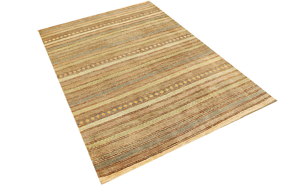 Burlywood Gabbeh 4' 6 x 6' 4 - No. 55757 - ALRUG Rug Store