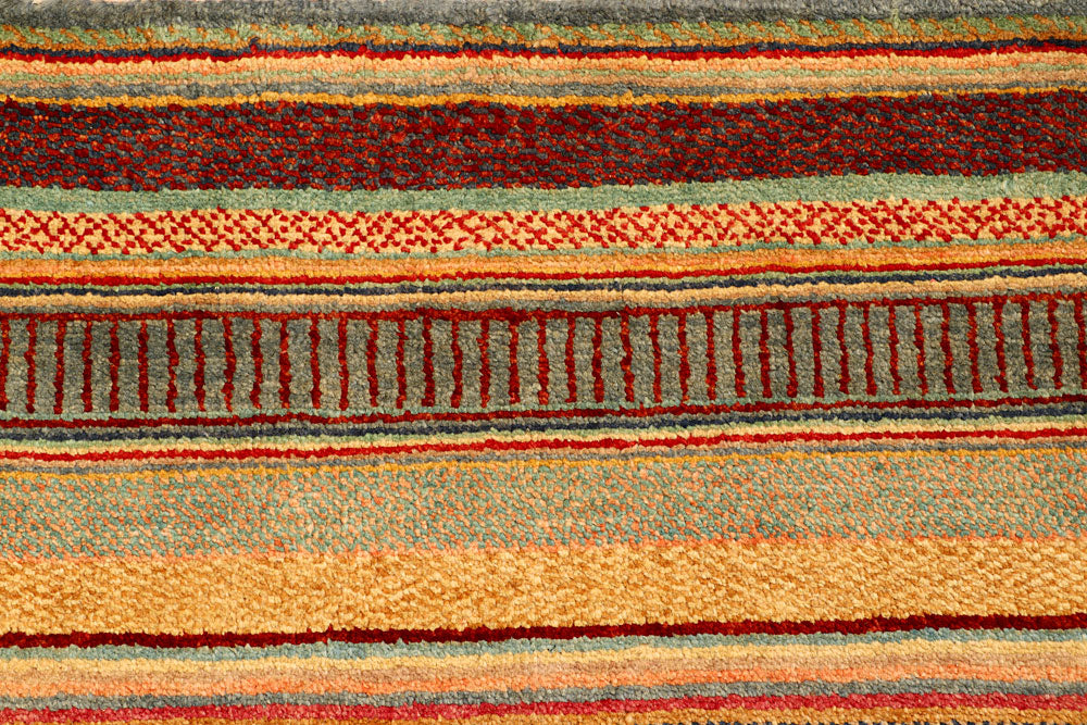 Multi Colored Gabbeh 4' 6 x 6' 4 - No. 55759 - ALRUG Rug Store