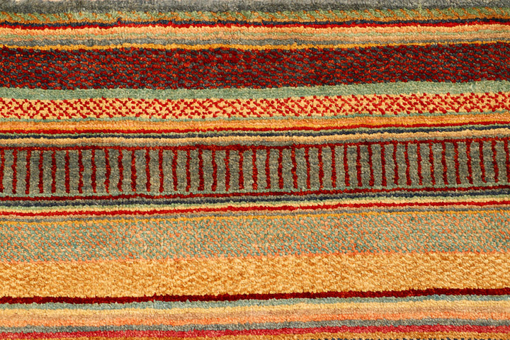 Multi Colored Gabbeh 4' 6 x 6' 4 - No. 55759 - ALRUG Rug Store