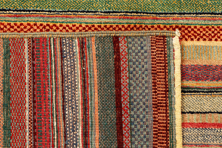 Multi Colored Gabbeh 4' 6 x 6' 4 - No. 55759 - ALRUG Rug Store