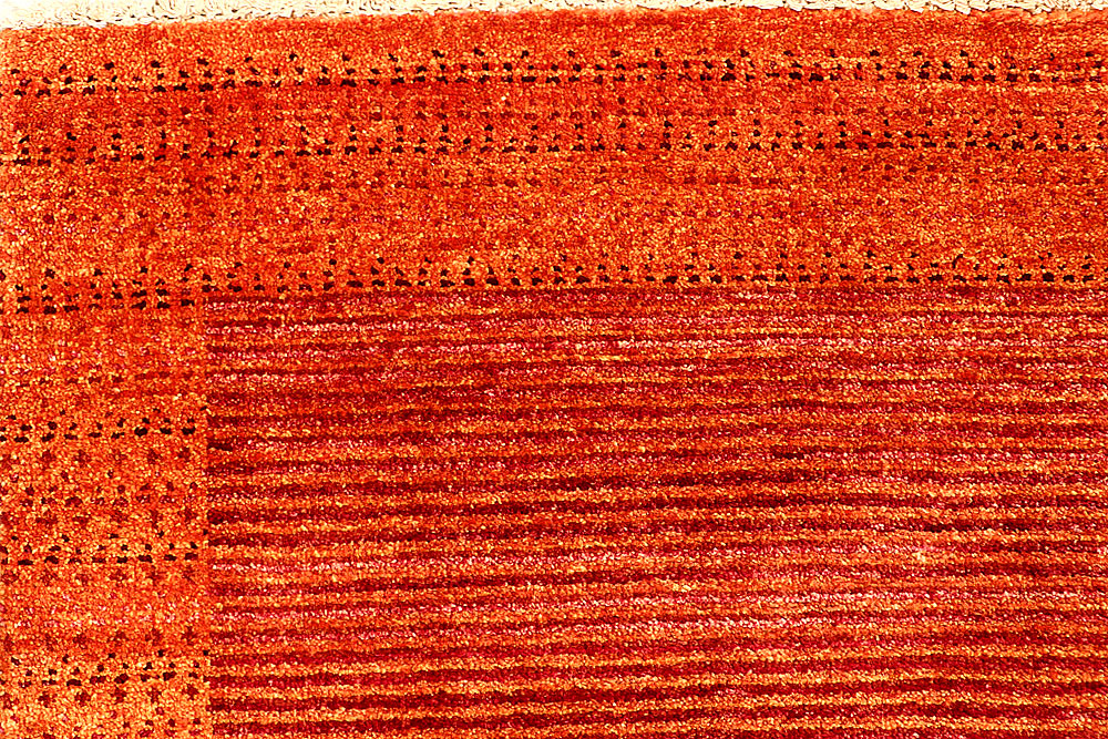 Tomato Gabbeh 4' 5 x 6' 5 - No. 55762 - ALRUG Rug Store