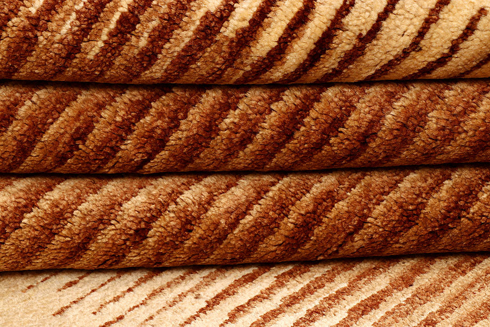 Sandy Brown Gabbeh 4' 4 x 7' 1 - No. 55763 - ALRUG Rug Store