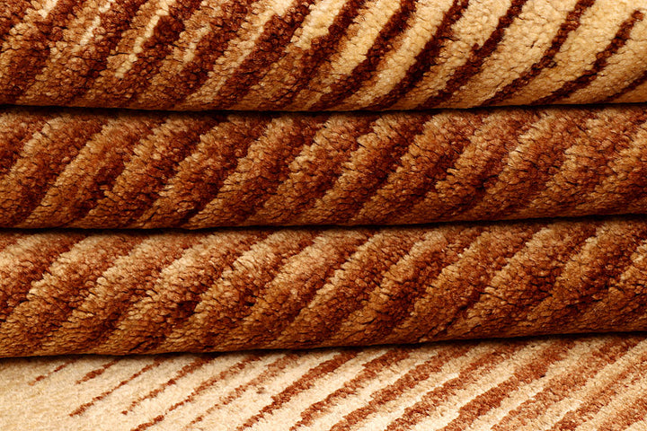 Sandy Brown Gabbeh 4' 4 x 7' 1 - No. 55763 - ALRUG Rug Store