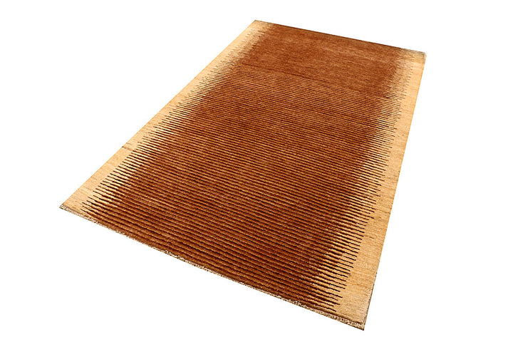 Sandy Brown Gabbeh 4' 4 x 7' 1 - No. 55763 - ALRUG Rug Store