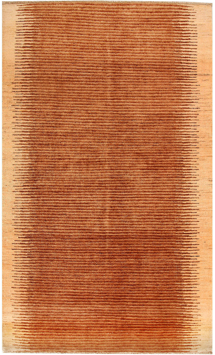 Sandy Brown Gabbeh 4' 4 x 7' 1 - No. 55763 - ALRUG Rug Store