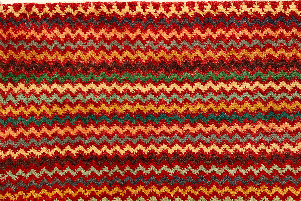 Multi Colored Gabbeh 4' 11 x 6' 3 - No. 55767 - ALRUG Rug Store