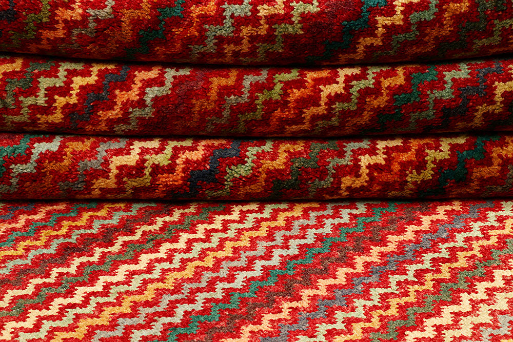 Multi Colored Gabbeh 4' 11 x 6' 3 - No. 55767 - ALRUG Rug Store