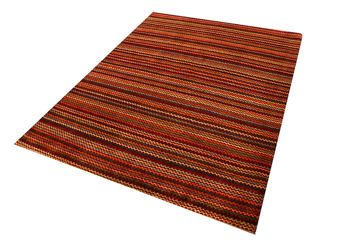 Multi Colored Gabbeh 4' 11 x 6' 3 - No. 55767 - ALRUG Rug Store