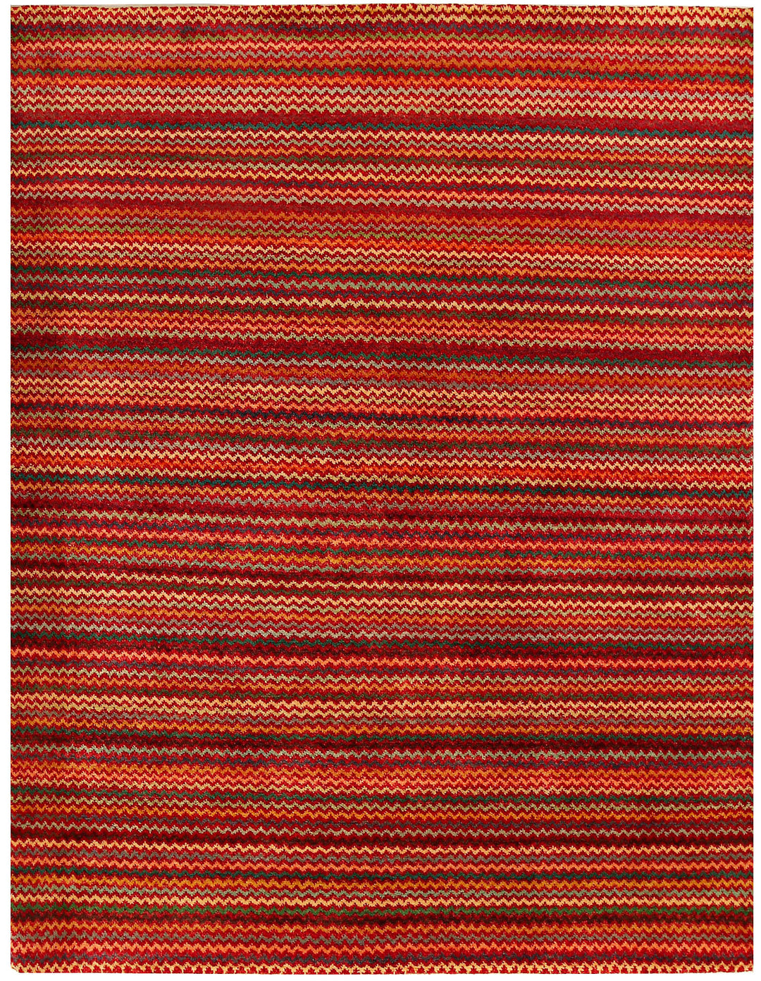 Multi Colored Gabbeh 4' 11 x 6' 3 - No. 55767 - ALRUG Rug Store