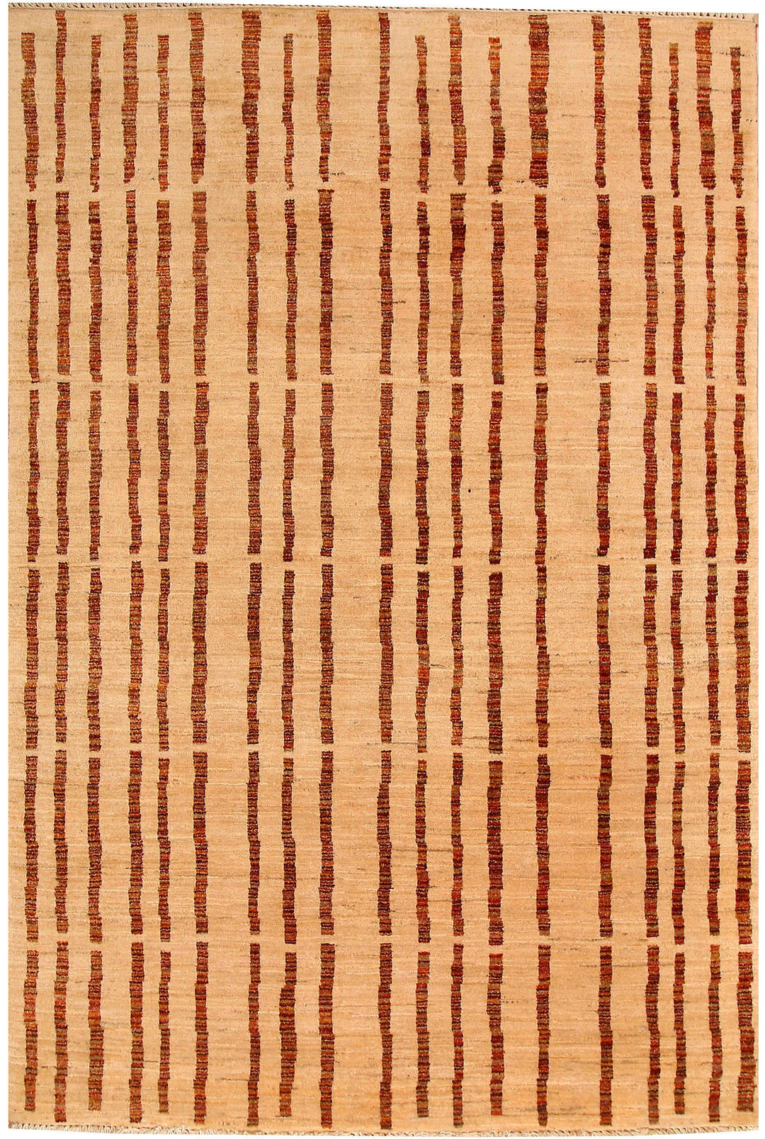 Sandy Brown Gabbeh 4' 6 x 6' 7 - No. 55768 - ALRUG Rug Store