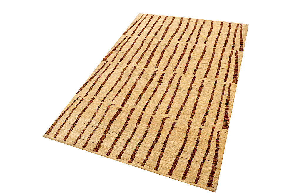 Blanched Almond Gabbeh 4' x 5' 11 - No. 55772 - ALRUG Rug Store
