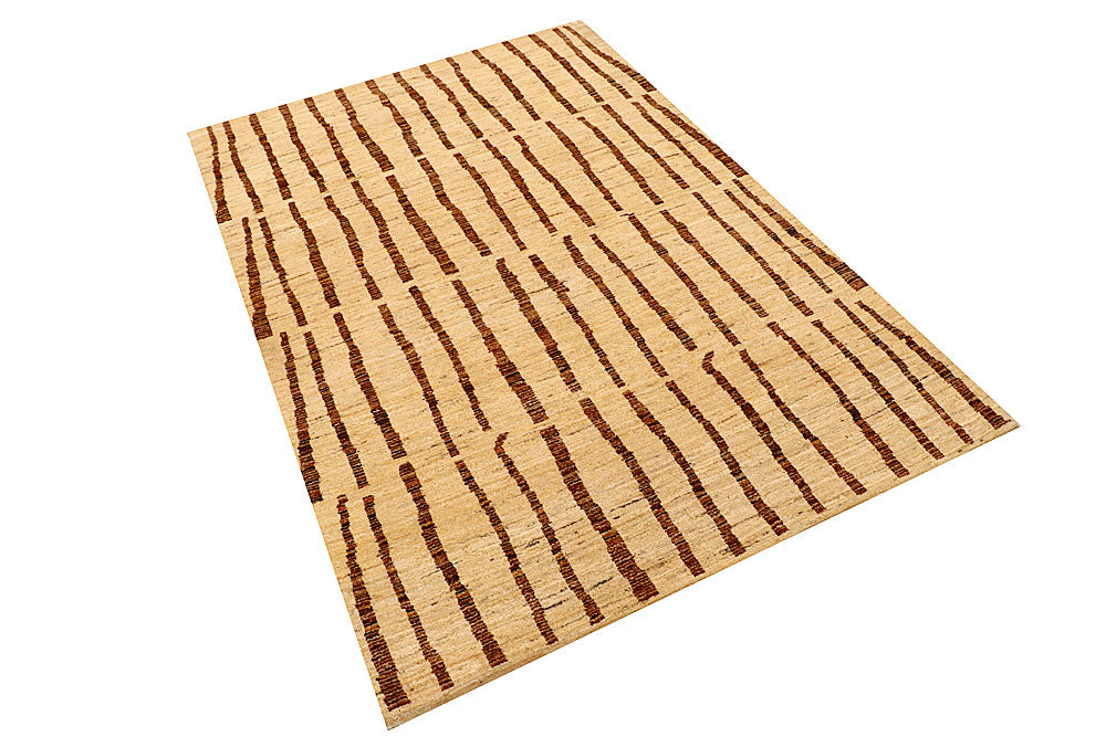 Blanched Almond Gabbeh 4' x 5' 11 - No. 55772 - ALRUG Rug Store
