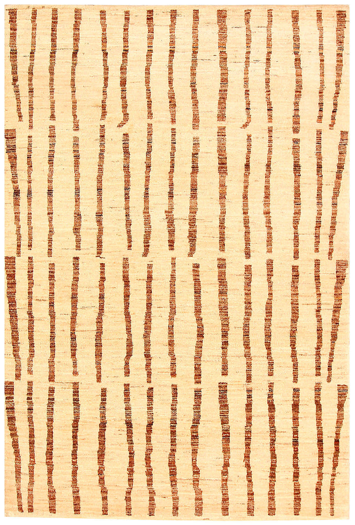 Blanched Almond Gabbeh 4' x 5' 11 - No. 55772 - ALRUG Rug Store
