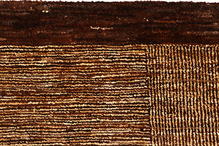 Saddle Brown Gabbeh 3' 3 x 8' - No. 55774 - ALRUG Rug Store