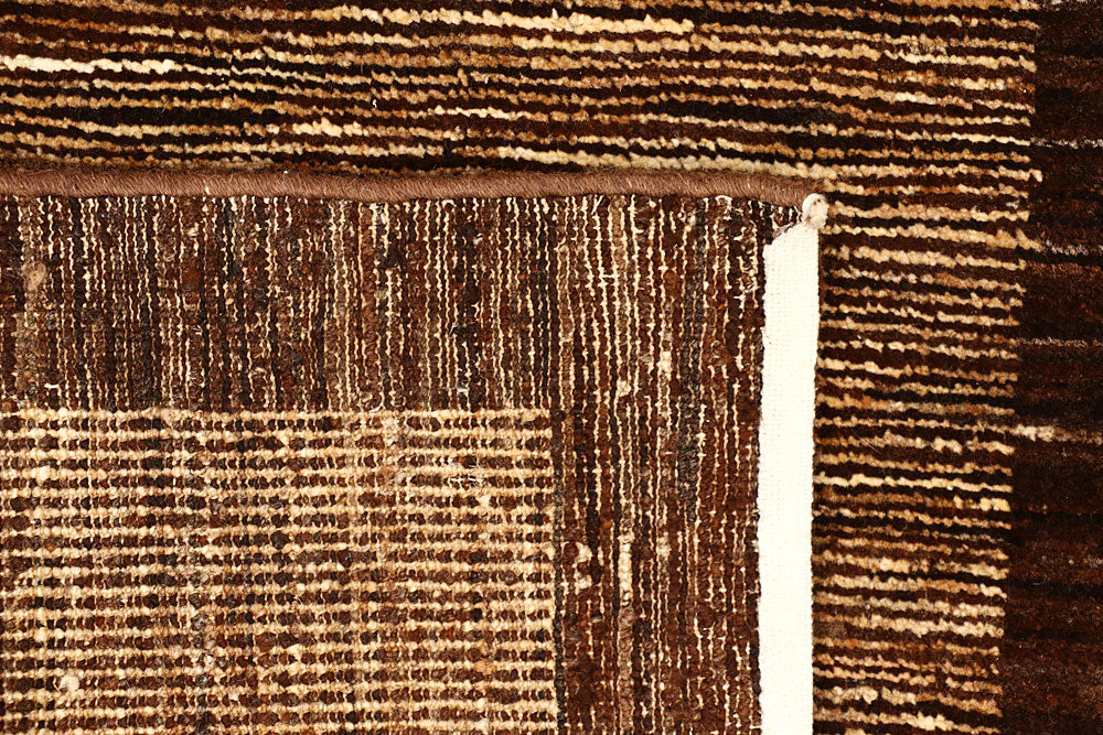 Saddle Brown Gabbeh 3' 3 x 8' - No. 55774 - ALRUG Rug Store