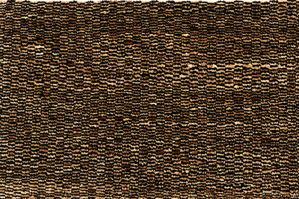 Saddle Brown Gabbeh 4' 1 x 6' 4 - No. 55776 - ALRUG Rug Store