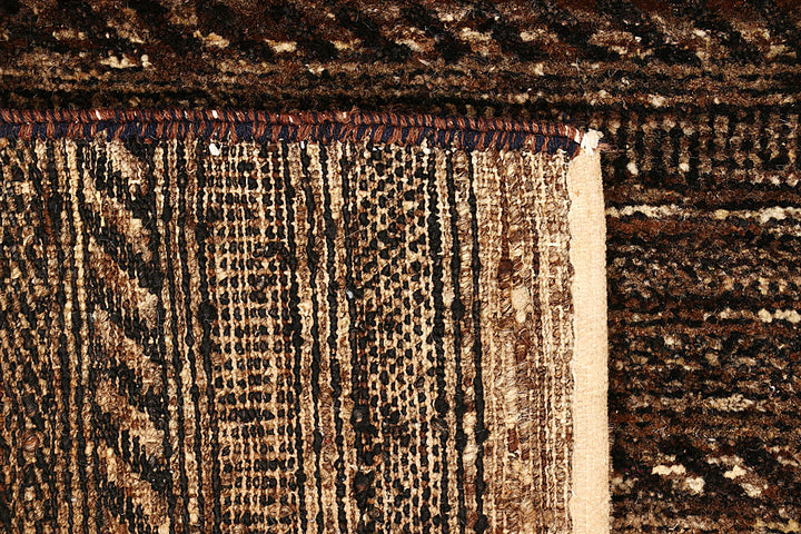 Saddle Brown Gabbeh 2' 7 x 8' - No. 55779 - ALRUG Rug Store
