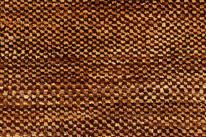 Saddle Brown Gabbeh 2' 7 x 8' - No. 55783 - ALRUG Rug Store