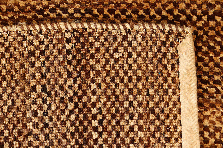 Saddle Brown Gabbeh 2' 7 x 8' - No. 55783 - ALRUG Rug Store