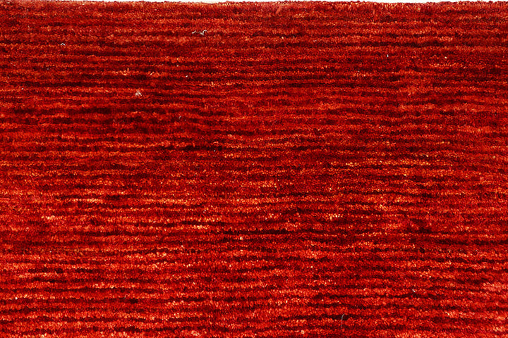 Red Gabbeh 4' 1 x 6' 9 - No. 55786 - ALRUG Rug Store
