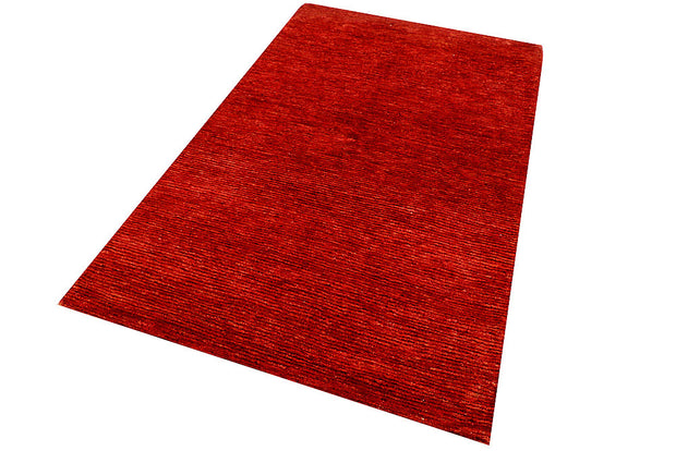 Red Gabbeh 4' 1 x 6' 9 - No. 55786 - ALRUG Rug Store