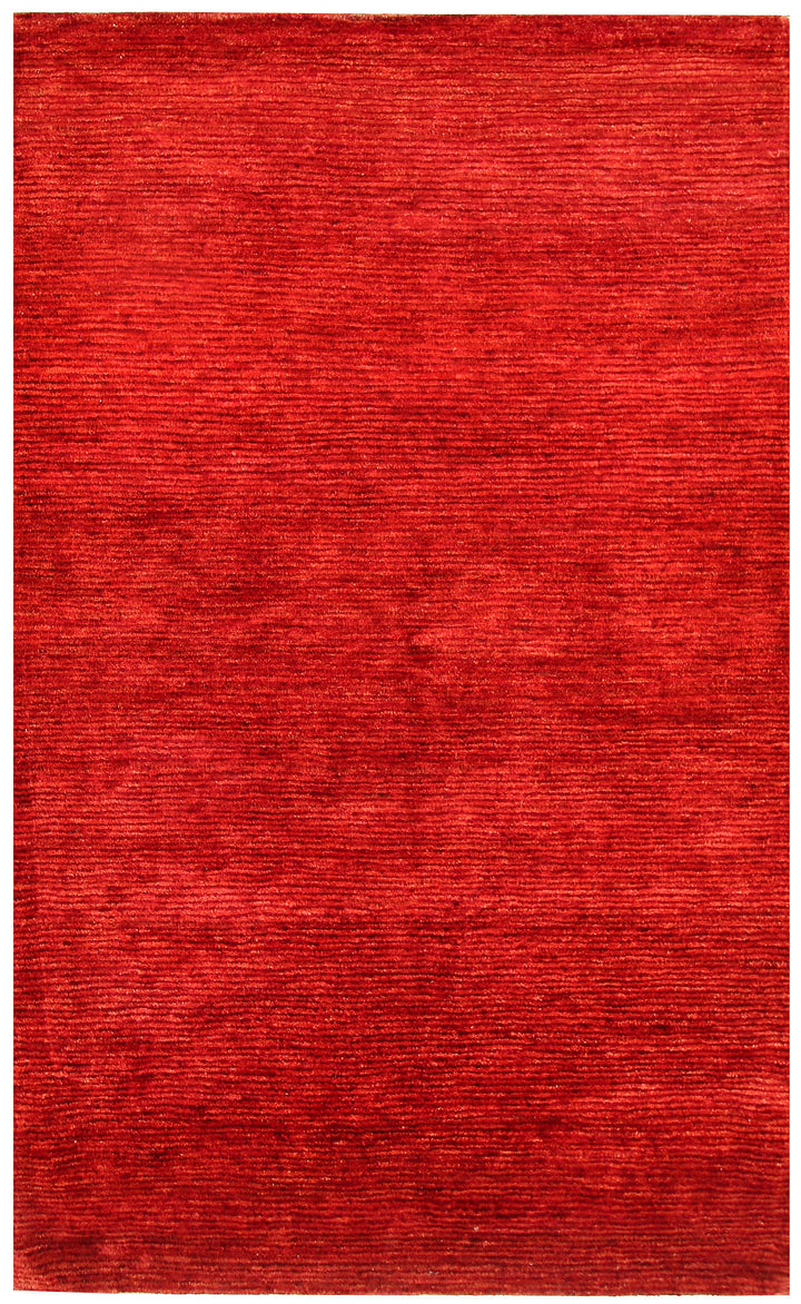 Red Gabbeh 4' 1 x 6' 9 - No. 55786 - ALRUG Rug Store