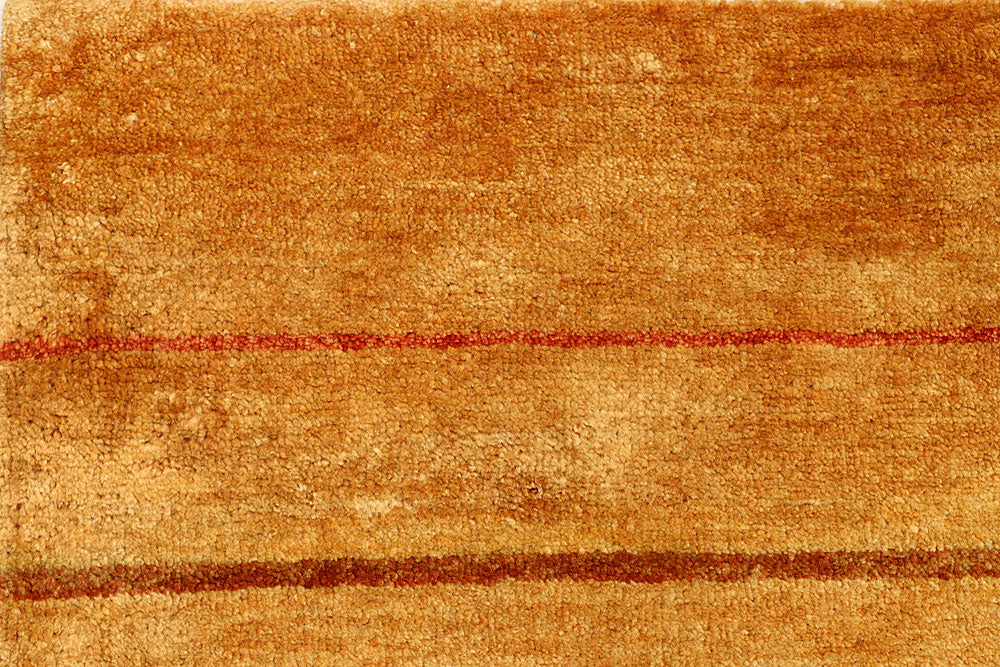 Sandy Brown Gabbeh 4' 1 x 6' - No. 55789 - ALRUG Rug Store